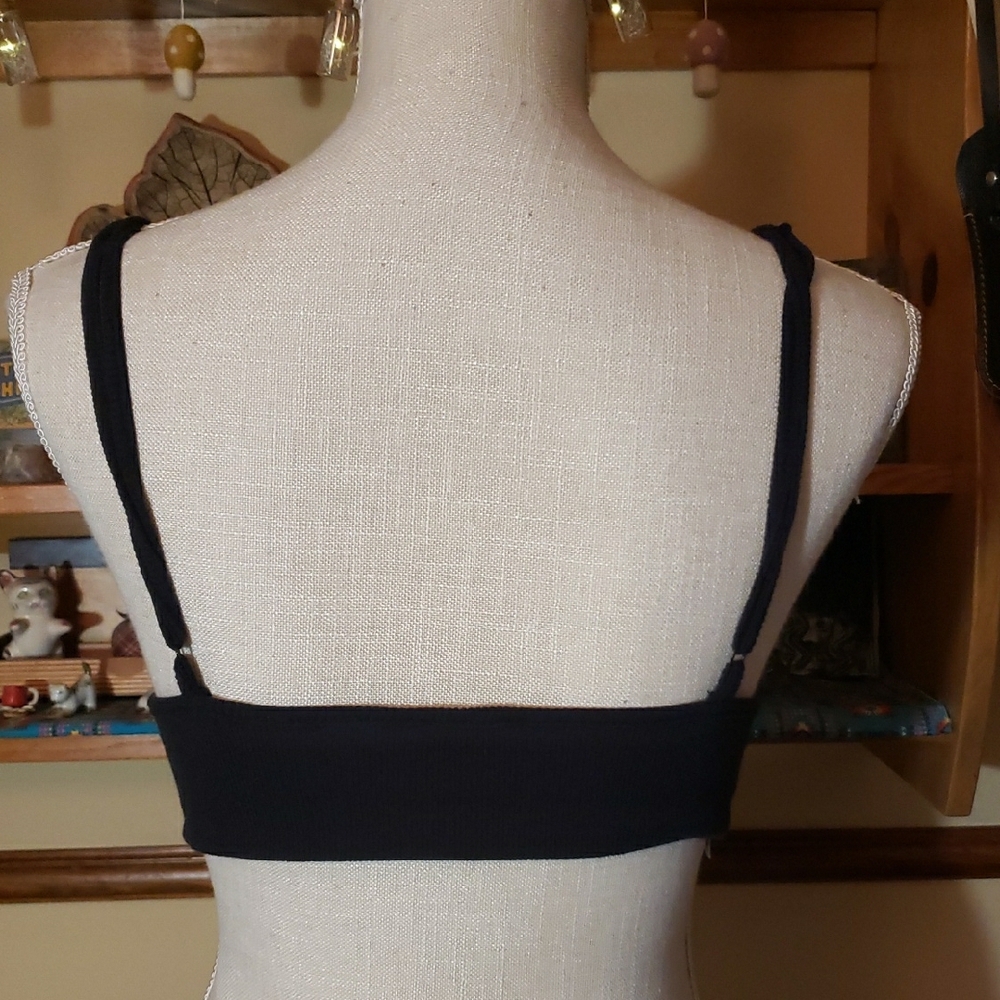 Forever 21 Black Ribbed Bralette - Picture 4 of 5